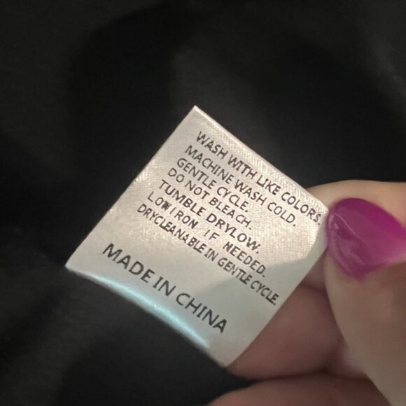 Black Wide Leg Pants Lightweight 18 3X Unlined Plus Size - Picture 6 of 8